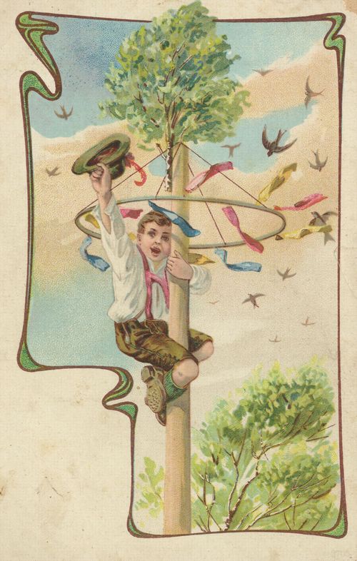 Maibaum-Kletterer