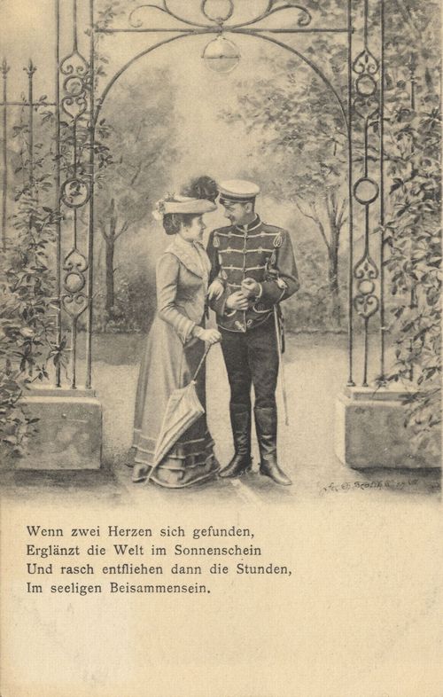 'Wenn zwei Herzen sich gefunden...'