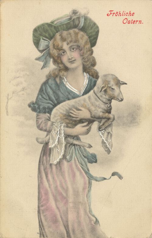 Dame mit Lamm