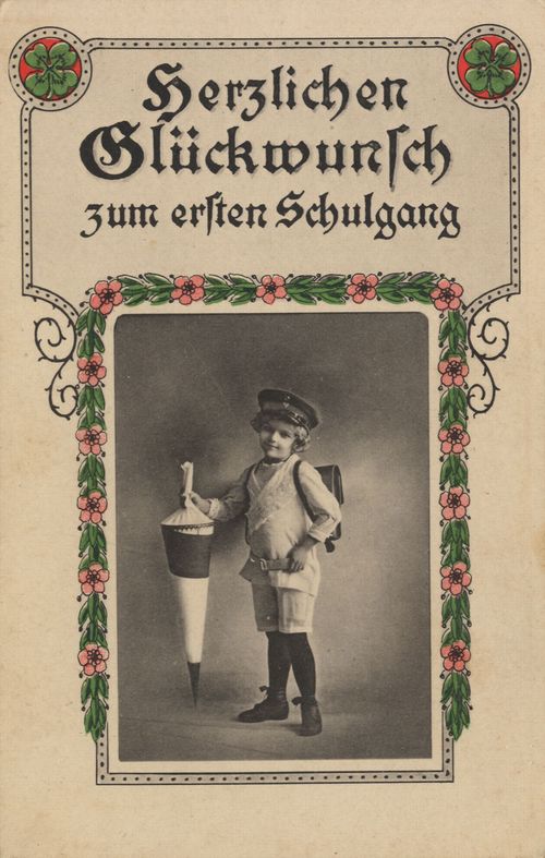 Mit M�tze und Schult�te I