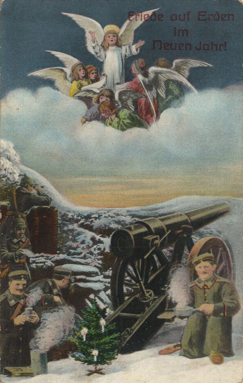 Weihnachtsfest im Sch�tzengraben