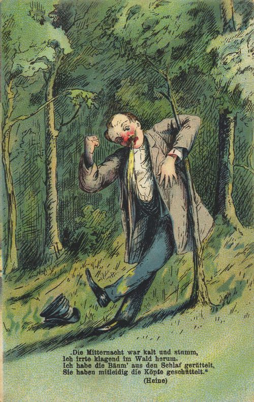 'Die Mitternacht war kalt und stumm...' (Heine)