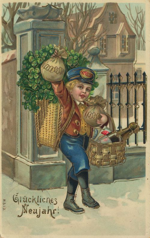 Neujahrsgr��e (Kind)