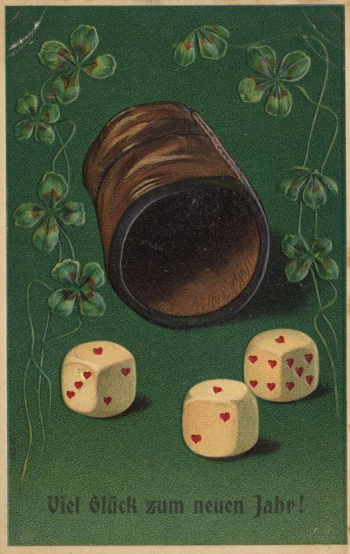 Neujahrsgr��e (W�rfel)