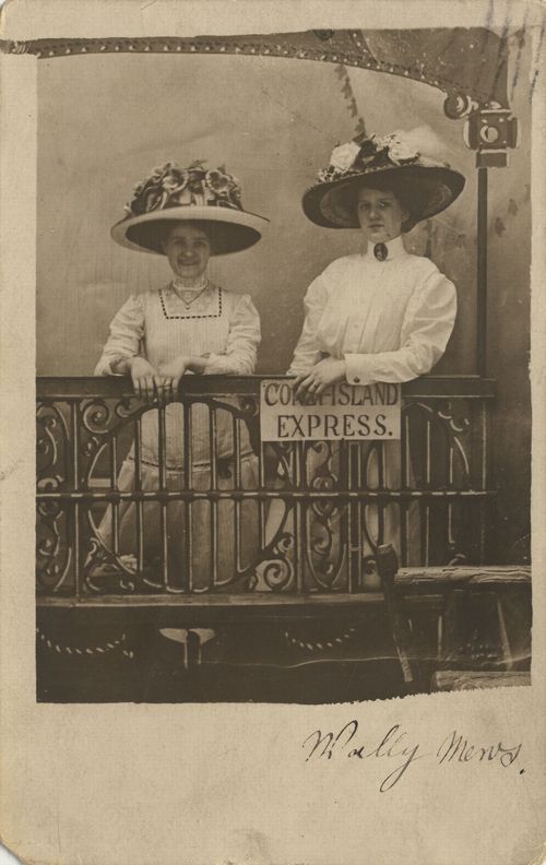 Coney-Island Express, Portr�t zweier Damen