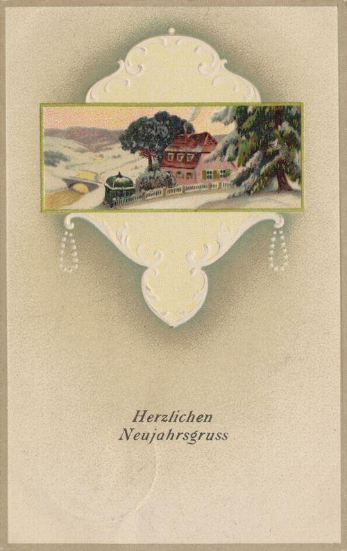 Winterliches Anwesen