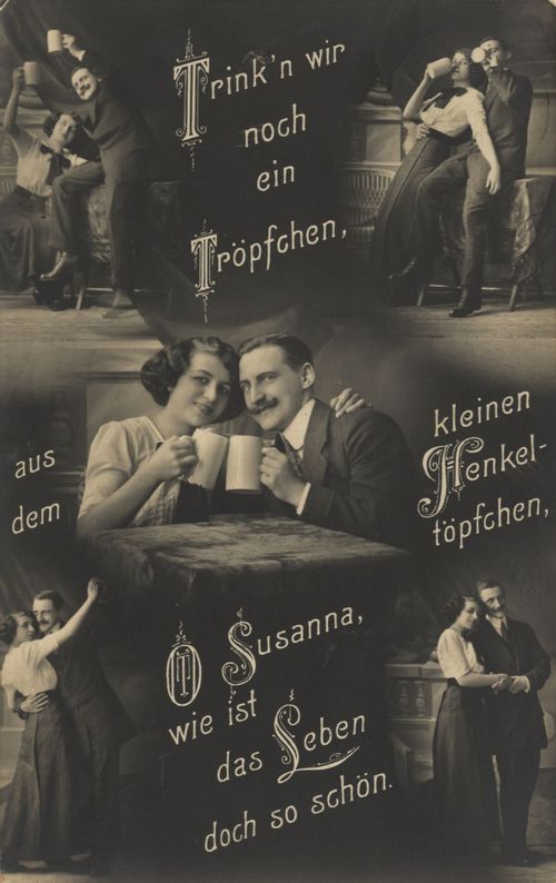 'Trink'n wir noch ein Tr�pfchen...'