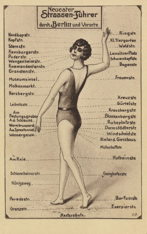Frauenk�rper als Stra�enf�hrer