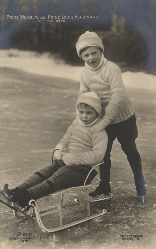 Prinz Wilhelm und Prinz Louis Ferdinand von Preussen