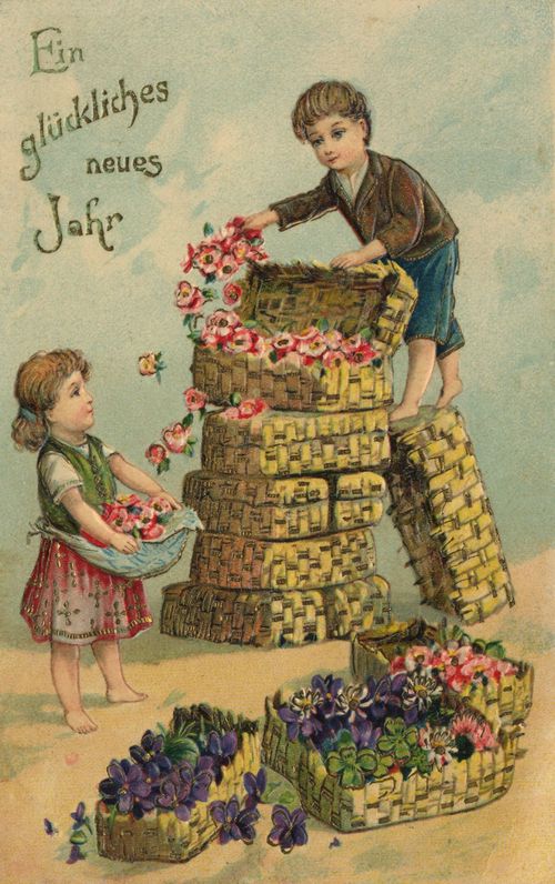 Mit Blumenk�rben
