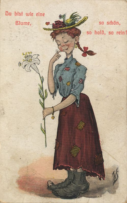 'Du bist wie eine Blume, so sch�n, so hold, so rein!'