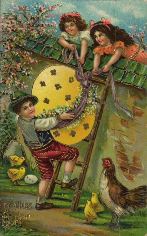 Kinder entf�hren Riesenei