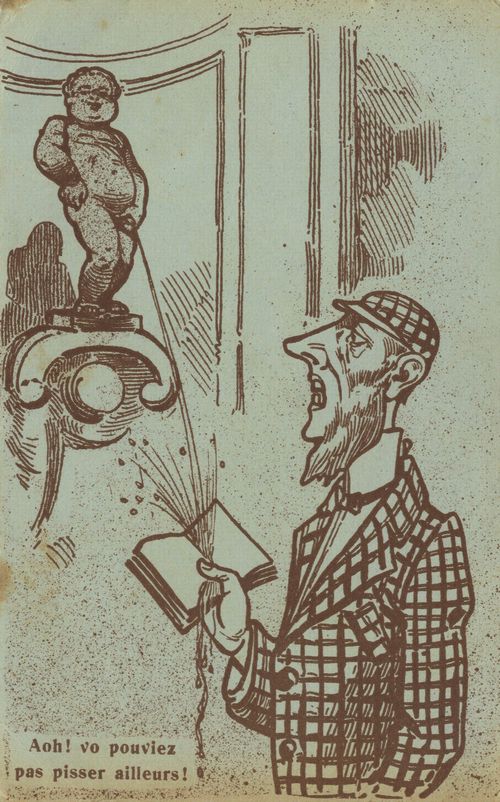 'Aoh! vo pouviez pas pisser aileurs!'
