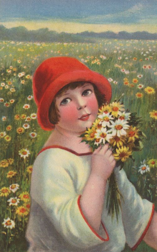 Auf Blumenwiese
