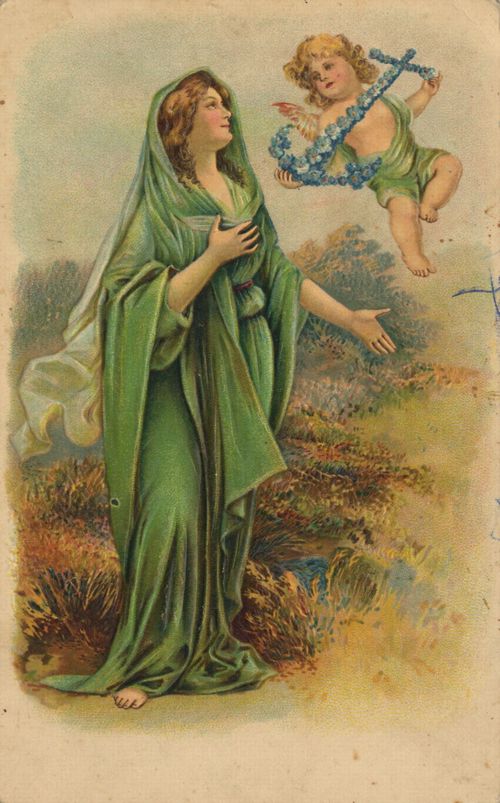 Glaube (Frau und Engel)