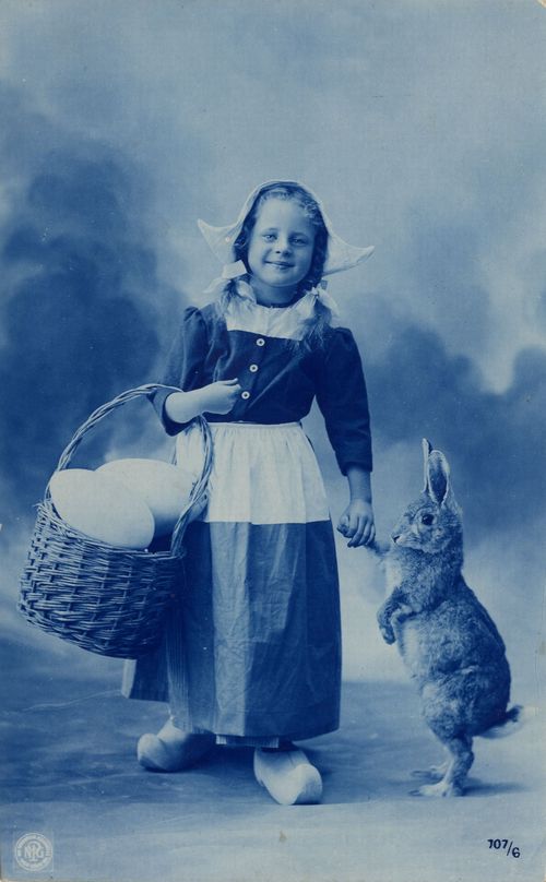 Kleine Holl�nderin mit Hase