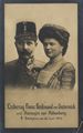 Erzherzog Franz Ferdinand und Herzogin Sophie, ermordet in Sarajewo 1914