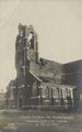 Zerschossene Kirche in der Umgebung der Forts bei L�ttich