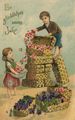 Mit Blumenk�rben