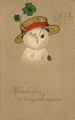 Mit Klee und Gl�cksk�fer