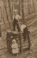 Die Prinzen Wilhelm, Louis Ferdinand und Friedrich in Wald