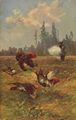 J�ger erschie�t Fasan