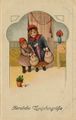 M�dchen mit Gelds�cken