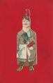 Figur als Sherry-Flasche
