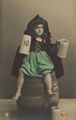 M�dchen mit Fa� und Bierkr�gen