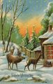 Rehe vor H�tte