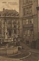 Basel, Elisabethenbrunnen mit Hauptzollamt