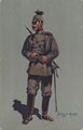 Gefreiter des 1. (Bayrischen) Ulanen-Regiments Kaiser Wilhelm II. K�nig v. Preu�en (Bamberg) 1914-1915 (Felduniform)