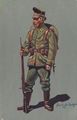 Unteroffizier des (K�niglich S�chsischen) Sch�tze- (Fus.-)Regiments Prinz Georg Nr. 108 (Dresden) 1914-1915 (Felduniform)