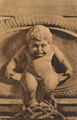 Fassadenfigur eines 'Abgebrannten'
