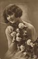 Frau Mit Blumen