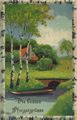 Landhaus mit gem�htem Gras