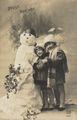 Kinder mit Stoffschneemann II