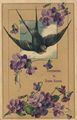 Vor Jugendstil-Hintergrund