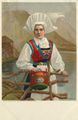 Frau am Bergsee