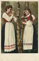 Frauen schreiben in Birkenrinde
