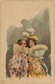 Harlekin und Dame