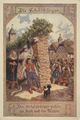 Die Schildb�rger ziehen die Kuh auf die Mauer