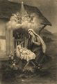 Maria mit Kind und Engelserscheinung
