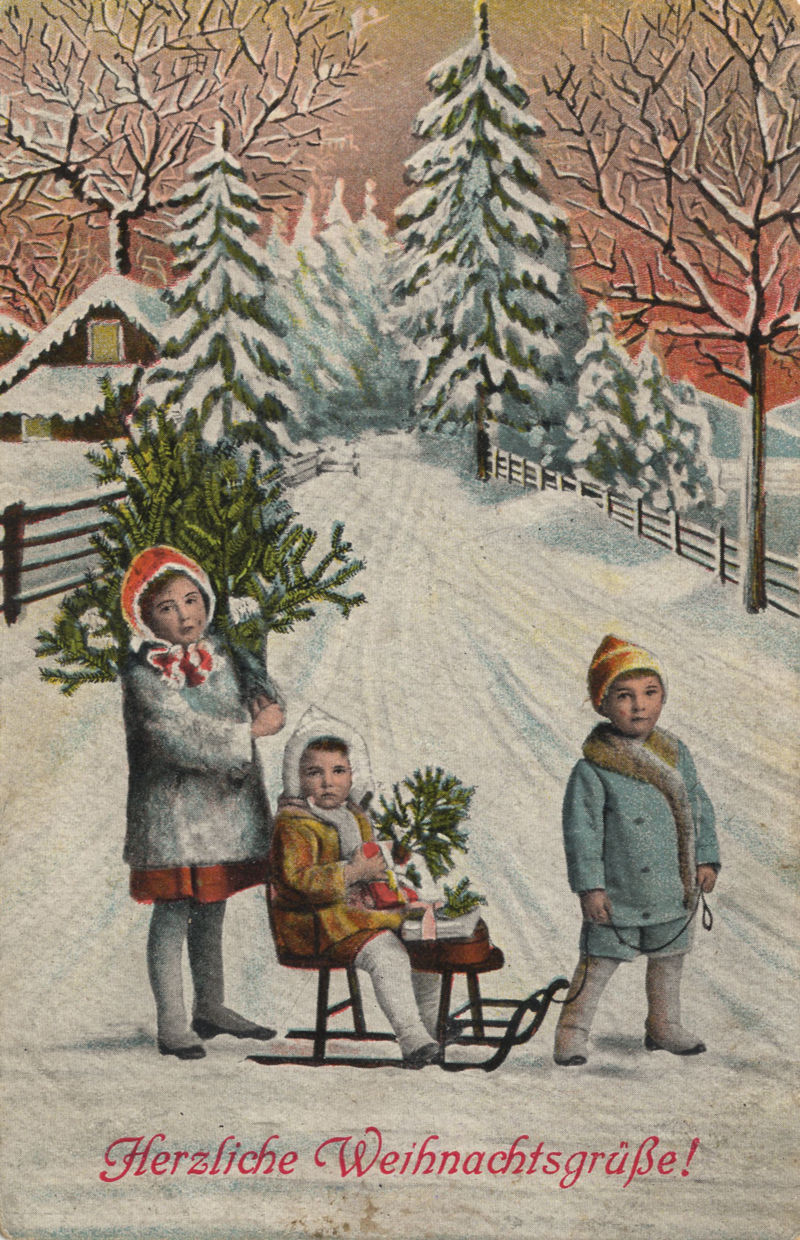 Немецкие открытки с Рождеством