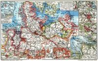 Nordwestdeutschland. I. (Karten) 1. Helgoland 2. Norderney 3. Oldenbg. 4. L�beck 5. Schwerin 6. Hannover 7. Bremen 8. Wilhelmshav. 9. Prov. Sachsen