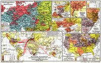 Deutschtum. II. (Karten) 1. Konfessionskarte von Mitteleuropa. 2. Die deutsche Auswanderung nach �berseeischen L�ndern 1871-1904 und Verbreitung der Deutschen auf der Erde. 3. Deutsche in den Ostseeprovinzen Ru�lands. 4. Deutsche Kolonien an der Wolga. 5. Deutsche Kolonien in S�d-Ru�land. 6. Deutsche in den Vereinigten Staaten und dem s�dl. Kanada. 7. Deutsche Kolonien in S�d-Brasilien.