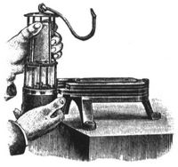 731. Grubenlampe (System Wolf).
