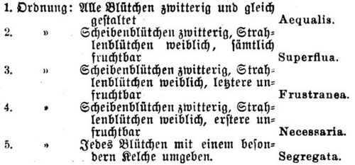 Botanik. 5 Ordnungen der XIX. Klasse (Bl�tenlose Pflanzen).