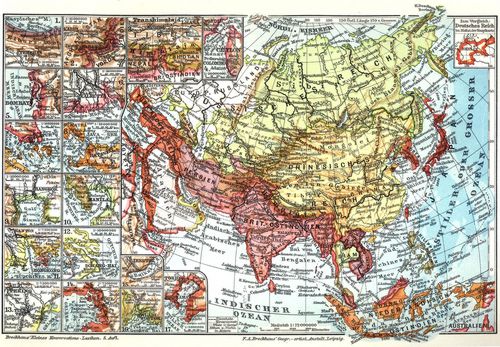 Asien. I. (Karten)