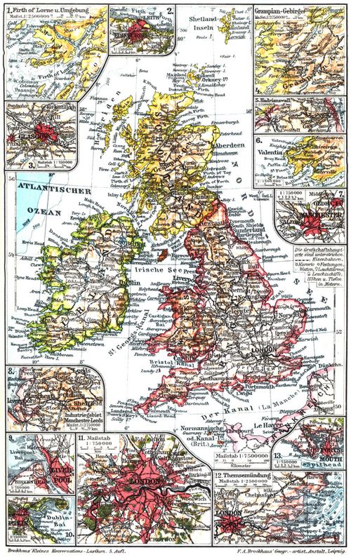 Gro�britannien und Irland. I. (Karten)